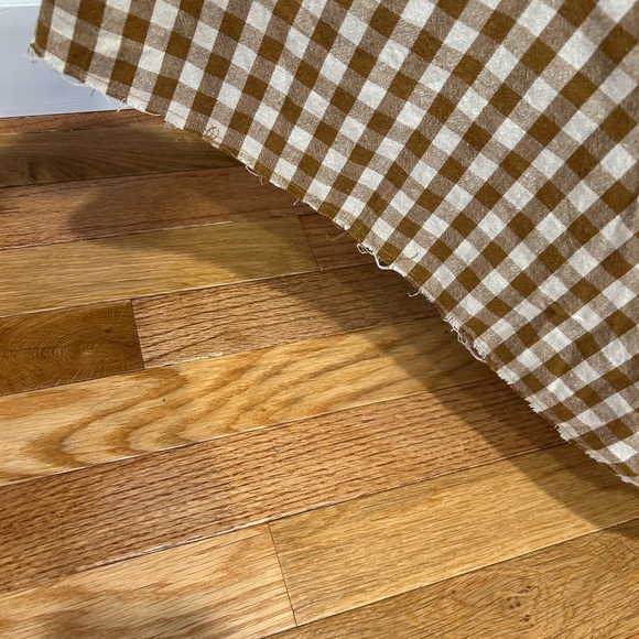 Checkered Rust Maxi Dress - Picture 3 of 7